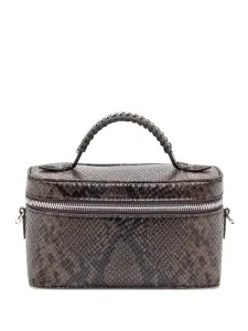 Мини-сумка через плечо с тиснением STELLA MCCARTNEY, коричневый