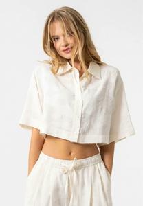 Блузка на пуговицах OH APRIL, молочный