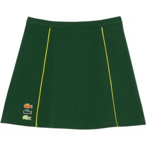 Юбка повседневная женская зеленая Lacoste