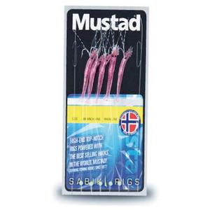 Оснастки Mustad Mini Shrimp 5 Hooks, розовый