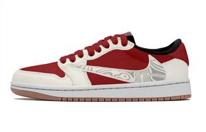 Jordan Баскетбольные кроссовки Air 1 Vintage, унисекс, низкие, черные