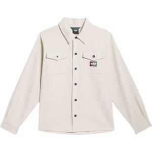 Shmoofoil рубашка на пуговицах из вельвета мужская Adidas Originals, коричневый/темно-красный