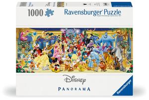 2D пазл ПАНОРАМА, Персонажи Диснея, 1000 деталей Ravensburger