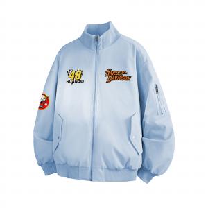 Пуховик Unisex Stand Collar Moderate Puffer Jacket HUANQIU, moonсветло-синий