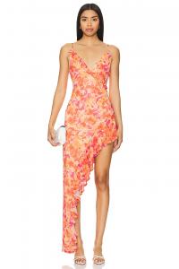 Асимметричное макси-платье lilo Lovers And Friends, мультиколор