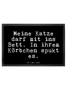 Коврик для ног Mr. & Mrs. Panda, черный