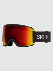 Очки для сноуборда Smith Squad Black+Bonus Lens Goggle, sun red mirror+yellow