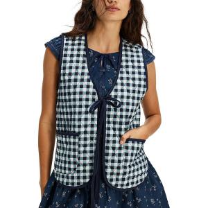 Жилет Claudine - женский Free People Free People, Navy Gingham