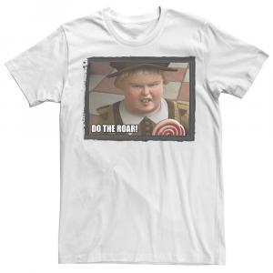 Мужская футболка с плакатом в рамке Shrek Do The Roar Meme Licensed Character, белый
