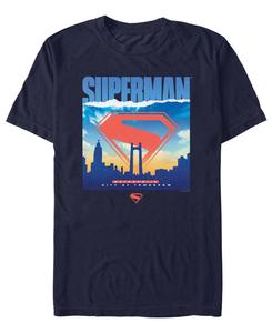 Мужская футболка с круглым вырезом "Супермен 2025" Fifth Sun, Navy