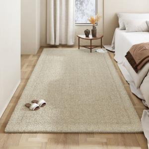 AOVOC Ковер 140х200 см для спальни/гостиной в стиле wabi-sabi, Zhen-Edge, толстый, искусственная овчина