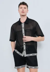 Легкая пляжная рубашка, рубашка для плавания Hugo, Black