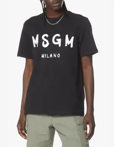 Футболка с логотипом MSGM, черный