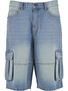 Тканевые шорты Urban Classics, цвет new light blue dirty washed