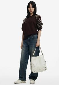 Сумка MEDIUM EMBROIDERED Desigual, бежевый