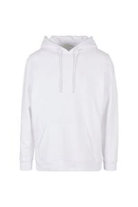 Ультратяжелая обычная толстовка с капюшоном Build Your Brand, белый