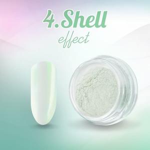 Эффект ракушки №4 – зеркальный эффект на ногтях, AllePaznokcie