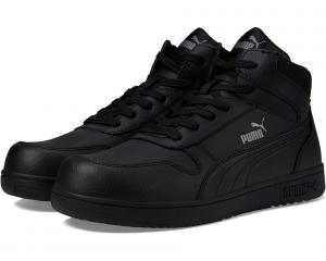 Кроссовки PUMA Safety Frontcourt Leather Mid ASTM EH, черный