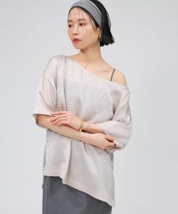 Шелковая вискозная блузка, пригодная для стирки Babylone, цвет Light Beige 56