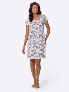 Ночная рубашка с принтом экрю Sieh an!