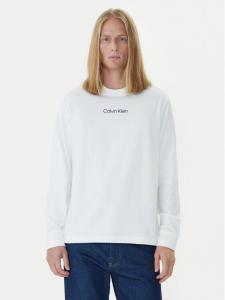 Лонгслив relaxed fit Standard Logo LV04LD232G Calvin Klein, белый