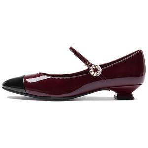 LE SAUNDA Мэри Джейн женские туфли Ancora красные и черные BOP, цвет Ancora Red+Black BOP