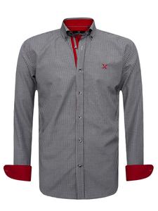 Рубашка обычного кроя на пуговицах Jacey Quinn, черный