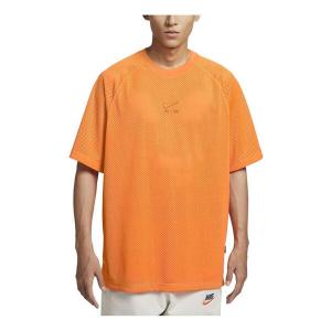 Футболка Nike air Oversized Short Sleeve Top 'Orange', оранжевый