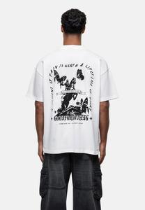 Футболка с принтом Good For Nothing, белый