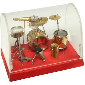 Декоративная фигурка Ambiente House «Барабаны 14см» Ambiente Haus, цвет goldfarben/silberfarben