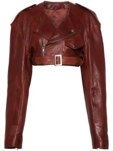 Укороченная куртка Micro Biker Rick Owens, оранжевый