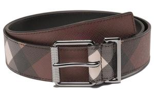 Ремень мужской Burberry, темно-коричневый