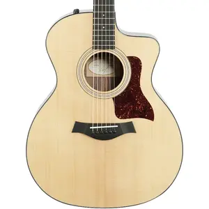 Taylor-guitars Акустико-электрическая гитара Taylor 214ce Plus Full Gloss Grand Auditorium - термообработанная ель