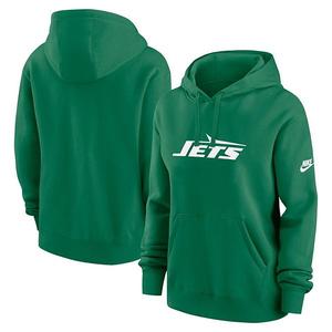 Женская зеленая толстовка с капюшоном New York Jets Club Fleece Nike