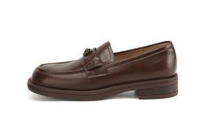 HLA Коричневые лоферы женские, цвет Brown