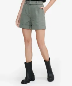 Шорты из хлопковой саржи