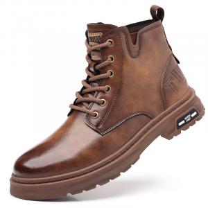 Мужские ботинки Cahhrrn X Martin Boot Men Beige Weishibangwei