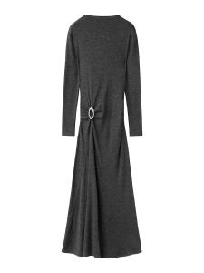 Вязаное платье MANGO Avery, серый
