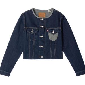 Levis Джинсовая куртка женская темно-синяя, Dark Blue