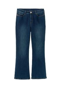 Джинсы стрейч Bootcut с корректирующим эффектом фигуры sheego, цвет Dark Blue Denim