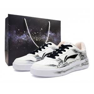 Кроссовки для скейтбординга Li-Ning Floating Boat, амортизирующие, износостойкие, легкие, низкие, унисекс, черные