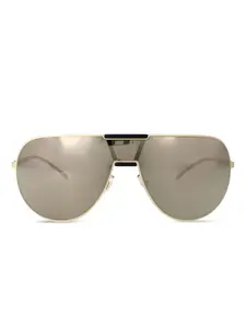 Солнцезащитные очки в геометричной оправе из коллаборации с Rimowa Mykita, золотой