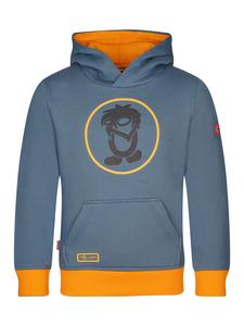 Пуловер с капюшоном Trollkids, синий