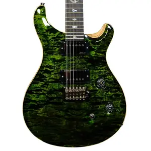 PRS Wood Library Custom 24 10-Top Quilted Maple - Нефритовый (Естественная спинка)