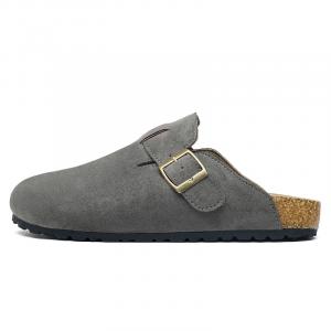 Сандалии Rubber Sole Odor Resistant Abrasion Resistant Slip Resistant Closed Toe Slippers Unisex AAA SINCE 1955, Gray