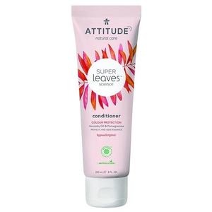 Attitude Super Leaves Conditioner 240ml Защита цвета волос - Масло авокадо и гранат - Кондиционер для окрашенных волос без силикона - Веганский уход за волосами