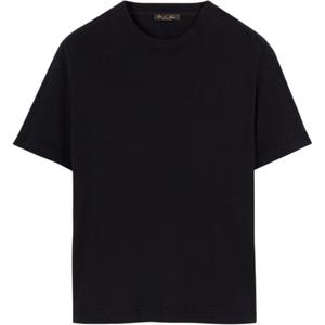 Loro Piana Футболка мужская Marine Blue Crew Neck Moderate