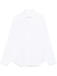 Рубашка со срезанным воротником Xacus, белый