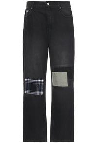 Джинсы с нашивками в стиле "country" Sinclair Global, washed black