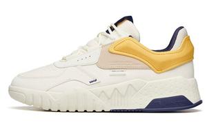 Обувь для скейтбординга Мужская низкая белая/желтая Anta